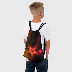 Рюкзак-мешок Звёзды с неоновым свечением, цвет: 3D-принт — фото 2