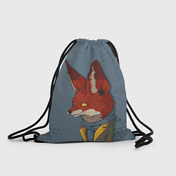 Рюкзак-мешок Замороченный лис, цвет: 3D-принт
