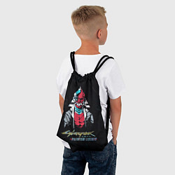 Рюкзак-мешок Киберпанк 2077 - Фантом Либерти, цвет: 3D-принт — фото 2