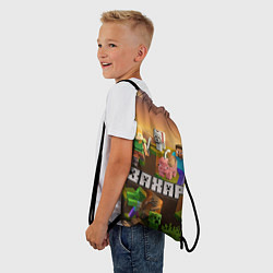 Рюкзак-мешок Захар Minecraft, цвет: 3D-принт — фото 2
