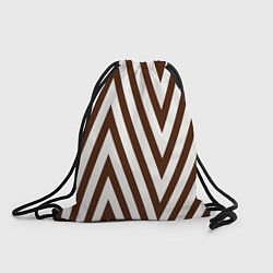 Рюкзак-мешок Геометрические треугольные линии, цвет: 3D-принт