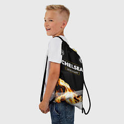 Рюкзак-мешок Chelsea legendary sport fire, цвет: 3D-принт — фото 2
