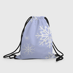 Рюкзак-мешок Снежинок узоры, цвет: 3D-принт