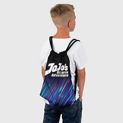 Рюкзак-мешок JoJo Bizarre Adventure stream, цвет: 3D-принт — фото 2