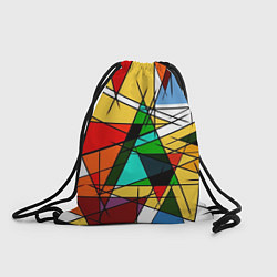 Рюкзак-мешок Грубый абстрактный фон, цвет: 3D-принт