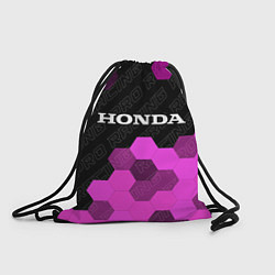 Рюкзак-мешок Honda pro racing: символ сверху, цвет: 3D-принт