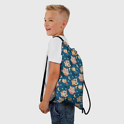 Рюкзак-мешок Совушки в ночи, цвет: 3D-принт — фото 2