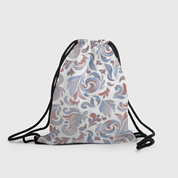 Рюкзак-мешок Голубой узор винтаж, цвет: 3D-принт