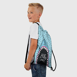 Рюкзак-мешок Акула просит обнимашек, цвет: 3D-принт — фото 2