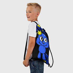 Рюкзак-мешок Радужные друзья Синий, цвет: 3D-принт — фото 2