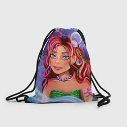 Рюкзак-мешок Милая русалочка, цвет: 3D-принт