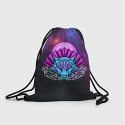 Рюкзак-мешок Маска волка, цвет: 3D-принт