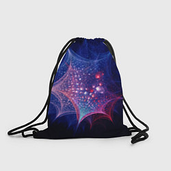 Рюкзак-мешок Узоры из линий и кругов, цвет: 3D-принт