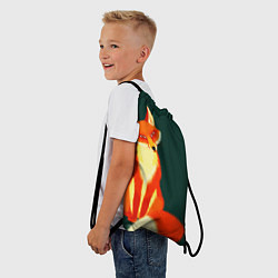 Рюкзак-мешок Лиса, цвет: 3D-принт — фото 2