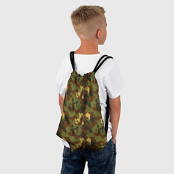 Рюкзак-мешок Камуфляж осень плетёный, цвет: 3D-принт — фото 2