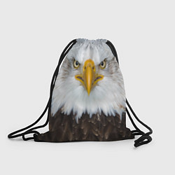 Рюкзак-мешок Орёл в отражении, цвет: 3D-принт