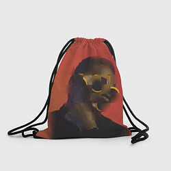 Рюкзак-мешок Психоделический афроамериканец, цвет: 3D-принт