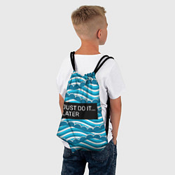 Рюкзак-мешок Просто сделай это позже!, цвет: 3D-принт — фото 2