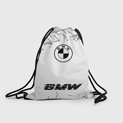 Рюкзак-мешок BMW speed шины на светлом: символ, надпись, цвет: 3D-принт