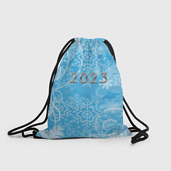 Рюкзак-мешок Морозный узор на стекле 2023, цвет: 3D-принт