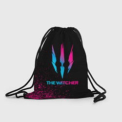 Рюкзак-мешок The Witcher - neon gradient, цвет: 3D-принт