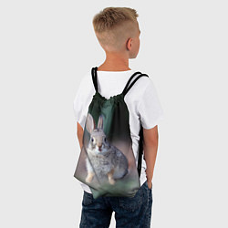 Рюкзак-мешок Малыш кролик, цвет: 3D-принт — фото 2