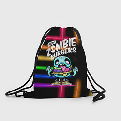 Рюкзак-мешок Zombie burgers - Pop Art, цвет: 3D-принт