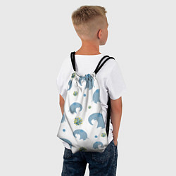 Рюкзак-мешок Слоник с одуванчиком, цвет: 3D-принт — фото 2