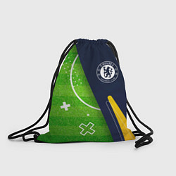 Рюкзак-мешок Chelsea football field, цвет: 3D-принт