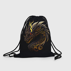 Рюкзак-мешок Китайский дракон - ирезуми, цвет: 3D-принт