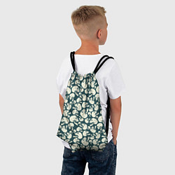 Рюкзак-мешок Череп с боковой трещиной, цвет: 3D-принт — фото 2