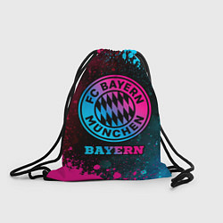 Рюкзак-мешок Bayern - neon gradient, цвет: 3D-принт