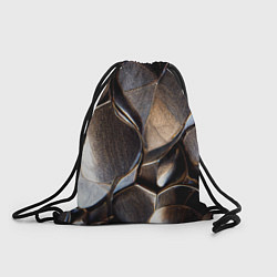 Рюкзак-мешок Бронзовая чешуя дракона доспех, цвет: 3D-принт