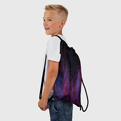 Рюкзак-мешок Абстрактный мех, цвет: 3D-принт — фото 2