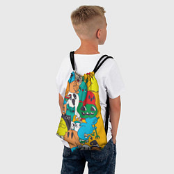 Рюкзак-мешок Дом с приведениями, цвет: 3D-принт — фото 2