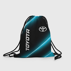 Рюкзак-мешок Toyota неоновые лампы, цвет: 3D-принт