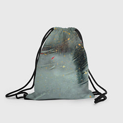 Рюкзак-мешок Абстрактная зима и краски, цвет: 3D-принт