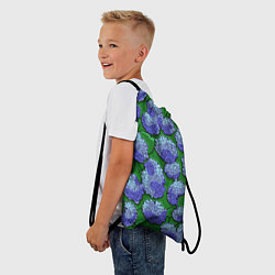 Рюкзак-мешок Цветущая гортензия, цвет: 3D-принт — фото 2