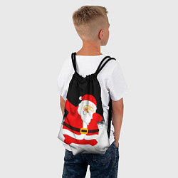 Рюкзак-мешок Дед мороз dab, цвет: 3D-принт — фото 2