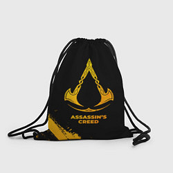 Рюкзак-мешок Assassins Creed - gold gradient, цвет: 3D-принт