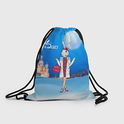 Рюкзак-мешок Зайчиха на Красной площади, цвет: 3D-принт