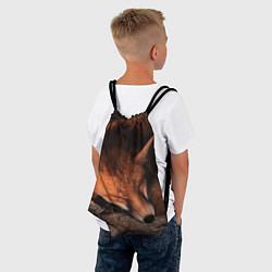 Рюкзак-мешок Спящая лисичка, цвет: 3D-принт — фото 2