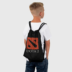 Рюкзак-мешок Логотип дота, цвет: 3D-принт — фото 2