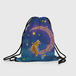 Рюкзак-мешок Лунная лиса, цвет: 3D-принт