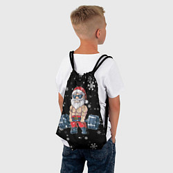 Рюкзак-мешок Силач Санта, цвет: 3D-принт — фото 2