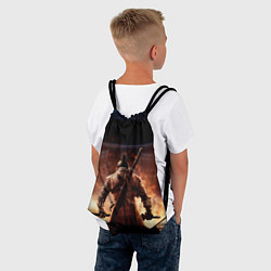 Рюкзак-мешок Sekiro: Shadows Die Twice, цвет: 3D-принт — фото 2