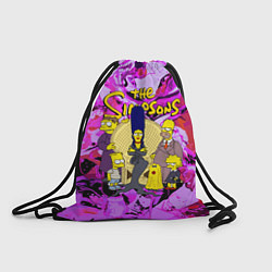 Рюкзак-мешок The flighty Simpsons family, цвет: 3D-принт