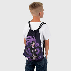 Рюкзак-мешок Уэнсдэй Аддамс и магия, цвет: 3D-принт — фото 2