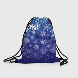 Рюкзак-мешок Сказочный снегопад, цвет: 3D-принт
