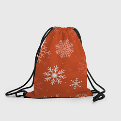 Рюкзак-мешок Orange snow, цвет: 3D-принт